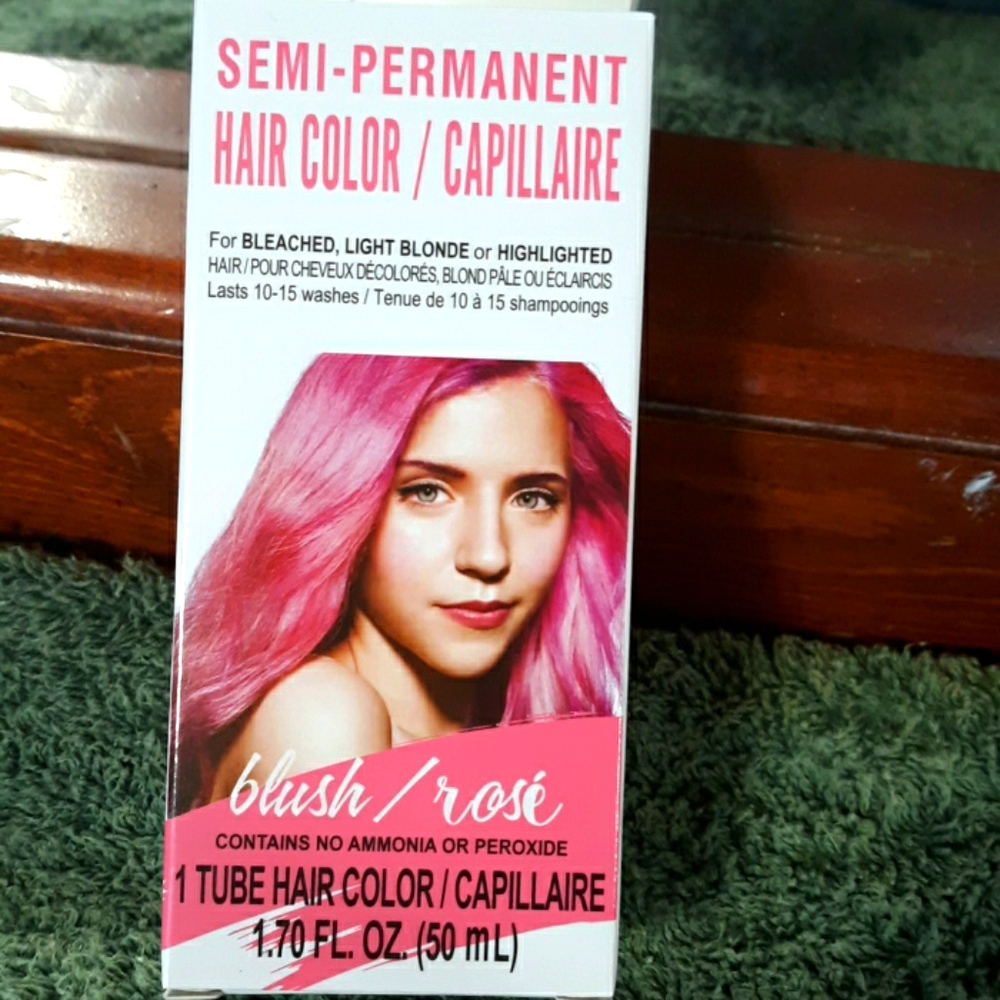 Semi permanent hair color